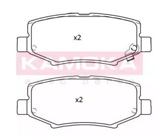 KAMOKA jq101273 -  Комплект тормозных колодок, дисковый тормоз