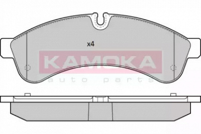 KAMOKA jq101276 -  Комплект тормозных колодок, дисковый тормоз