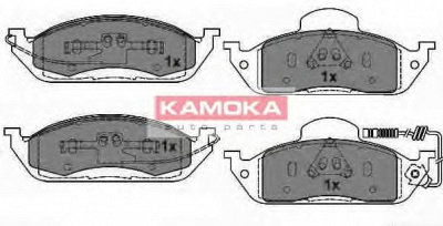 KAMOKA jq1012800 -  Комплект тормозных колодок, дисковый тормоз