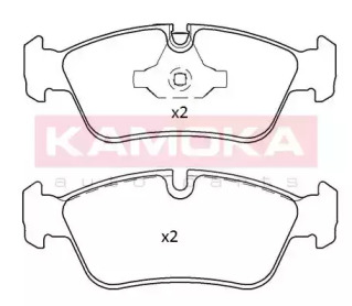 KAMOKA jq101291 -  Колодки тормозные дисковые передние, комплект