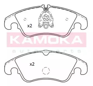 KAMOKA jq101298 -  Комплект тормозных колодок, дисковый тормоз