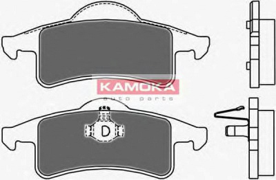 KAMOKA jq1013048 -  Комплект тормозных колодок, дисковый тормоз
