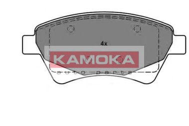 KAMOKA jq1013088 -  Комплект тормозных колодок, дисковый тормоз