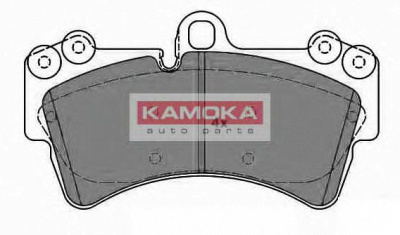 KAMOKA jq1013252 -  Комплект тормозных колодок, дисковый тормоз