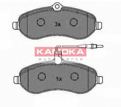 KAMOKA jq1013542 -  Комплект тормозных колодок, дисковый тормоз