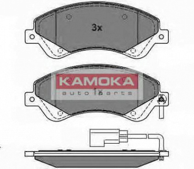 KAMOKA jq1013858 -  Комплект тормозных колодок, дисковый тормоз