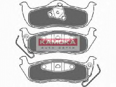 KAMOKA jq1018150 -  Комплект тормозных колодок, дисковый тормоз