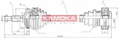 KAMOKA me1138905a -  Приводной вал