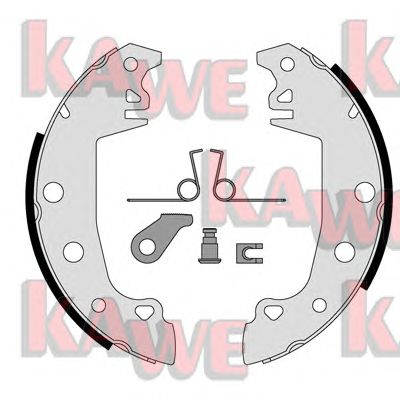 KAWE 00771 -  Комплект тормозных колодок