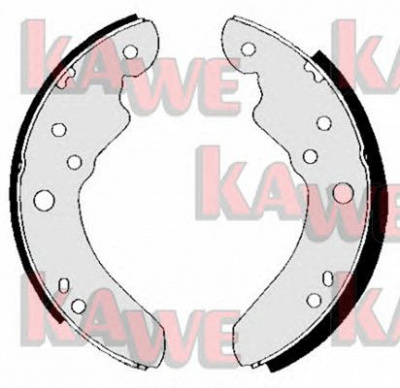 KAWE 01200 -  Комплект тормозных колодок