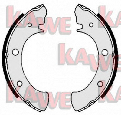 KAWE 04520 -  Комплект тормозных колодок