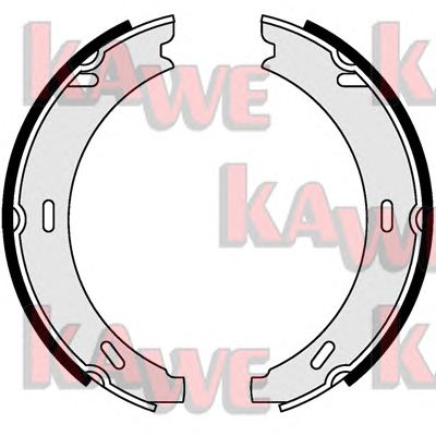 KAWE 04730 -  Комплект тормозных колодок, стояночная тормозная система