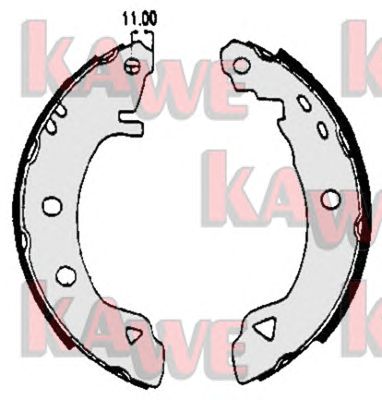 KAWE 04920 -  Комплект тормозных колодок