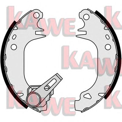 KAWE 04930 -  Комплект тормозных колодок
