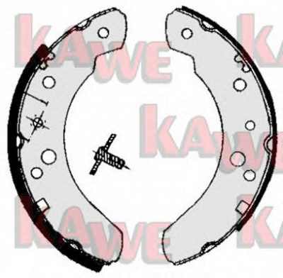 KAWE 05070 -  Комплект тормозных колодок