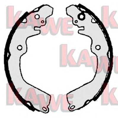 KAWE 05245 -  Комплект тормозных колодок