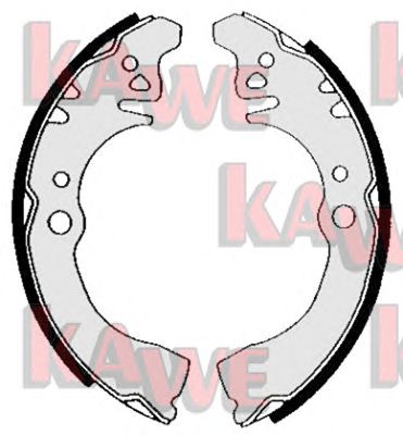 KAWE 05630 -  Комплект тормозных колодок