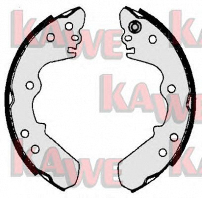 KAWE 06340 -  Комплект тормозных колодок