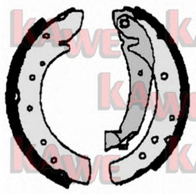 KAWE 07120 -  Комплект тормозных колодок