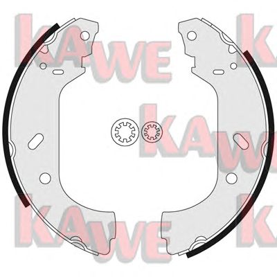 KAWE 07150 -  Комплект тормозных колодок