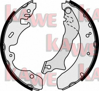 KAWE 07390 -  Комплект тормозных колодок