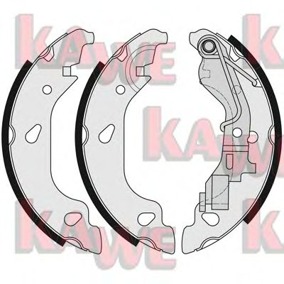 KAWE 07690 -  Комплект тормозных колодок