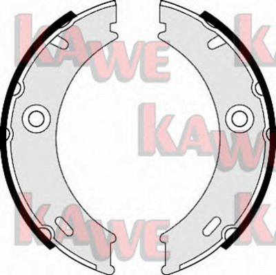 KAWE 07970 -  Комплект тормозных колодок, стояночная тормозная система