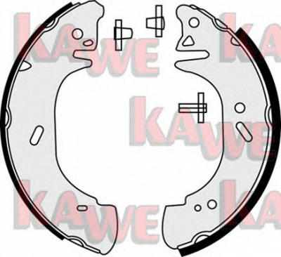 KAWE 08440 -  Комплект тормозных колодок