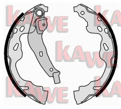 KAWE 08660 -  Комплект тормозных колодок