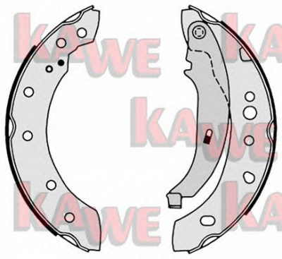KAWE 08680 -  Комплект тормозных колодок