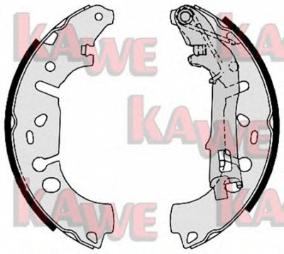 KAWE 09100 -  Комплект тормозных колодок