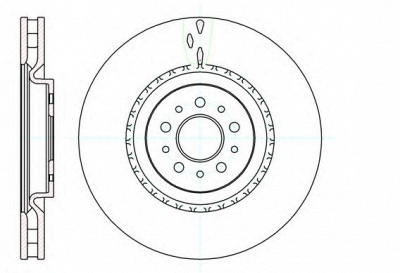 KAWE 6101010 -  Тормозной диск