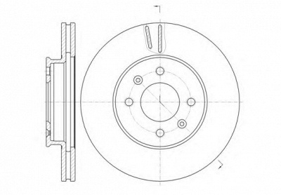 KAWE 6102310 -  Тормозной диск