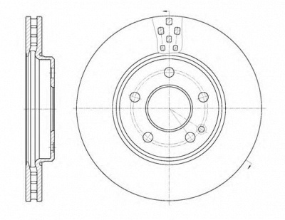 KAWE 6102910 -  Тормозной диск