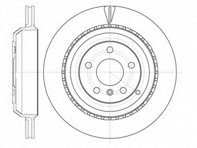 KAWE 6103110 -  Тормозной диск