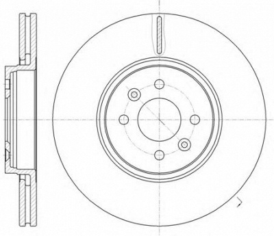 KAWE 6104910 -  Тормозной диск