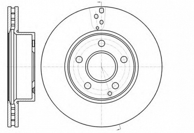 KAWE 6106610 -  Тормозной диск
