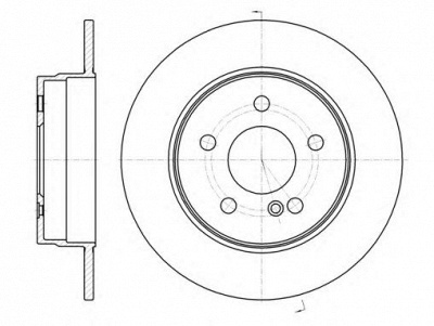 KAWE 6106900 -  Тормозной диск