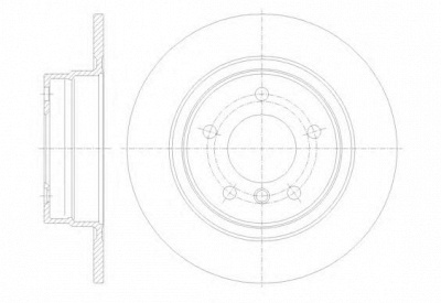 KAWE 6108400 -  Тормозной диск
