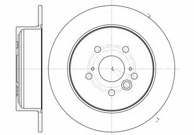 KAWE 6108900 -  Тормозной диск
