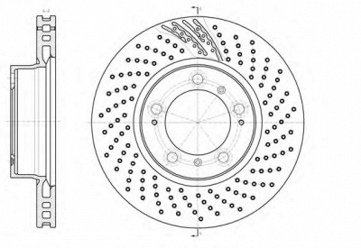 KAWE 6113311 -  Тормозной диск