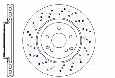 KAWE 6113810 -  Тормозной диск