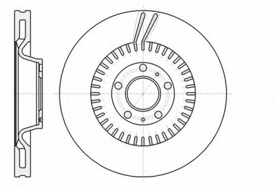 KAWE 6115410 -  Тормозной диск