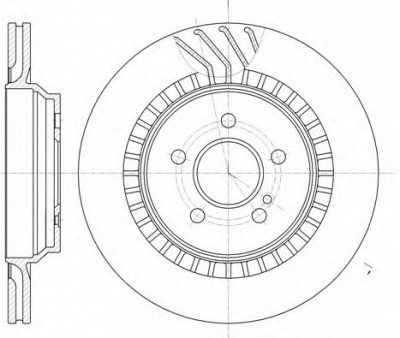 KAWE 6118710 -  Тормозной диск