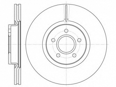KAWE 6122310 -  Тормозной диск