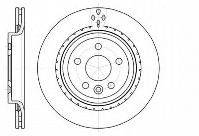 KAWE 6130510 -  Тормозной диск