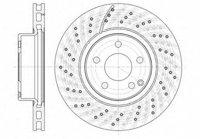 KAWE 6132210 -  Тормозной диск