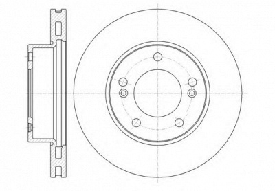 KAWE 6132310 -  Тормозной диск