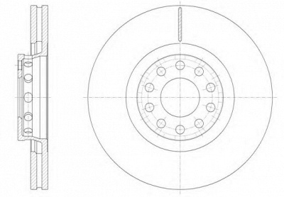 KAWE 6136210 -  Тормозной диск