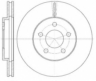 KAWE 6136910 -  Тормозной диск